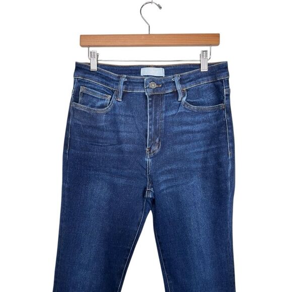 VERVET | T5276 Stretch Flare Bell Bottom High Rise Denim Jeans 30 - Picture 3 of 8